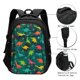 thumbnail image 3 of Disketp Colorful Dinosaurs Mochila de Viaje Estampada para Laptop con Puerto de Carga USB, Mochila Impermeable para Computadora – Regalo para Hombres y Mujeres, 3 of 7