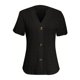 thumbnail image 2 of Casual Primavera Tops para las Mujeres V-Cuello Torcido Botón Color Sólido Suelto de Manga Corta, Fácil Oficina Y Fiesta de Uso, 2 of 4