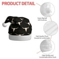 thumbnail image 4 of Haiem Western Cowboy Pattern Santa Hat Confortable Velvet Christmas Hat for Christmas Party Favors Fit for Adults Men Women, 4 of 6