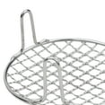 thumbnail image 4 of Bgsha Stainless Steel Round Grid Net Barbecue Net Baking Tray BBQ Grid With Leg, 4 of 9