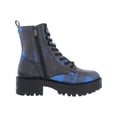 thumbnail image 2 of Guess Womens Fearne Faux-Leather Platform Combat & Lace-up Boots, 2 of 3