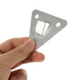 thumbnail image 4 of Small Fire Extinguisher Bracket Metal Silver for General Users 5Pcs 2.6X2.4X0.4In, 4 of 5