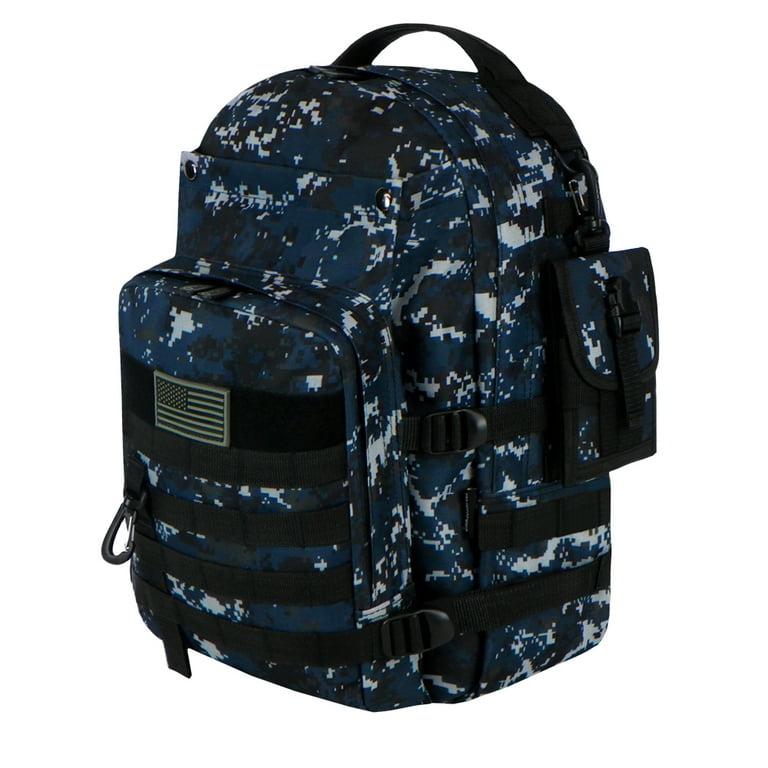 Navy Blue Small Assault Pack | Military Luggage VAKT. B pack Sm / NAVY