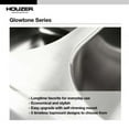 thumbnail image 6 of Houzer Glowtone 33 in Stainless Steel Topmount 4-hole 50/50 Double Bowl 9 in Deep Kitchen Sink - 3322-9BS4-1, 6 of 8