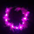 thumbnail image 1 of Guirnalda de hadas Tocado de guirnalda de ángel intermitente LED Boda floral, diversión, tocado de guirnalda de fiesta Vhermosa HMJM177-3, 1 of 4