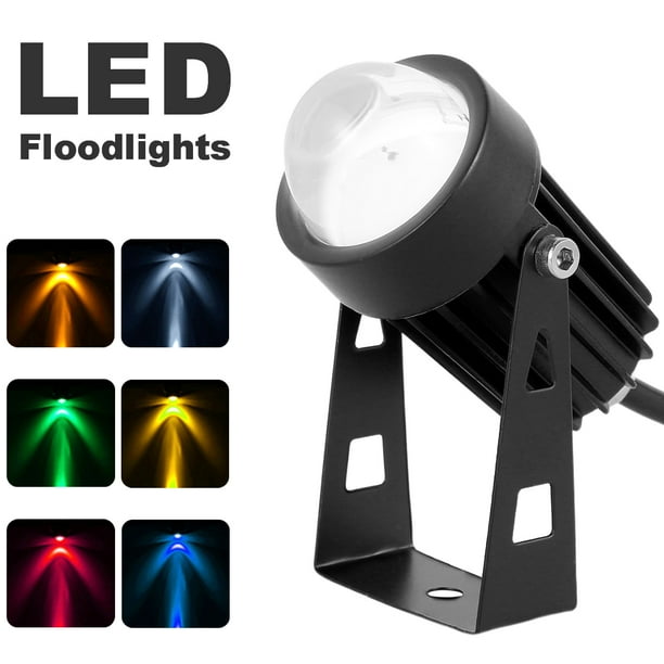 Kyoffiie 5W LED Spotlights IP65 Waterproof Narrow Beam Floodlight 180