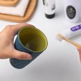 thumbnail image 5 of Vaso de baño, vaso de plástico, diseño de estilo nórdico, fuerte y resistente a caídas, adecuado para adultos, adolescentes y niños. 4 PIEZAS, 5 of 5
