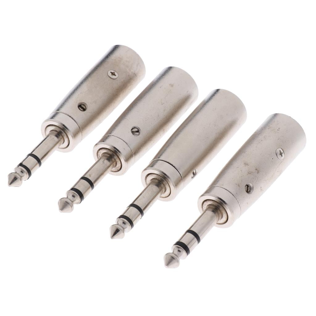 6.35mm (1/4'') Male To 3.5mm Female Stereo Adapter - Gold Plated, Audio Converter