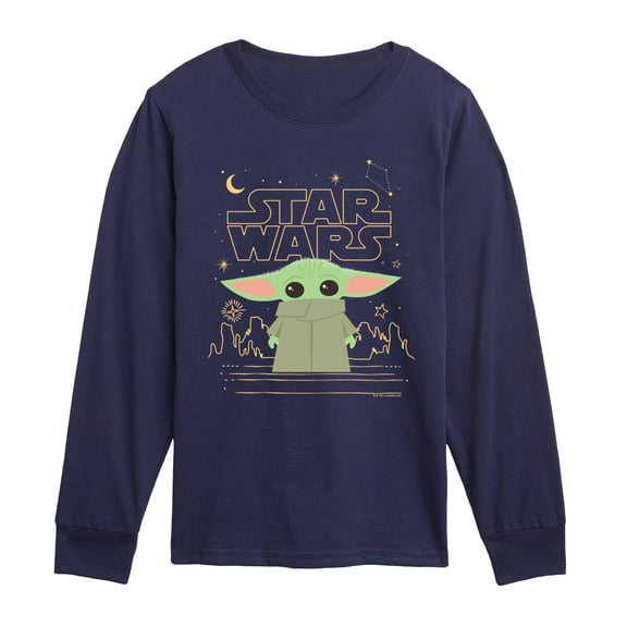 Star Wars - The Child - Youth Boys Long Sleeve Graphic T-Shirt