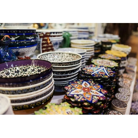 Products for Sale, Grand Bazaar (Kapali Carsi), Istanbul, Turkey Print Wall Art By Ben (Best Time To Visit Grand Bazaar Istanbul)