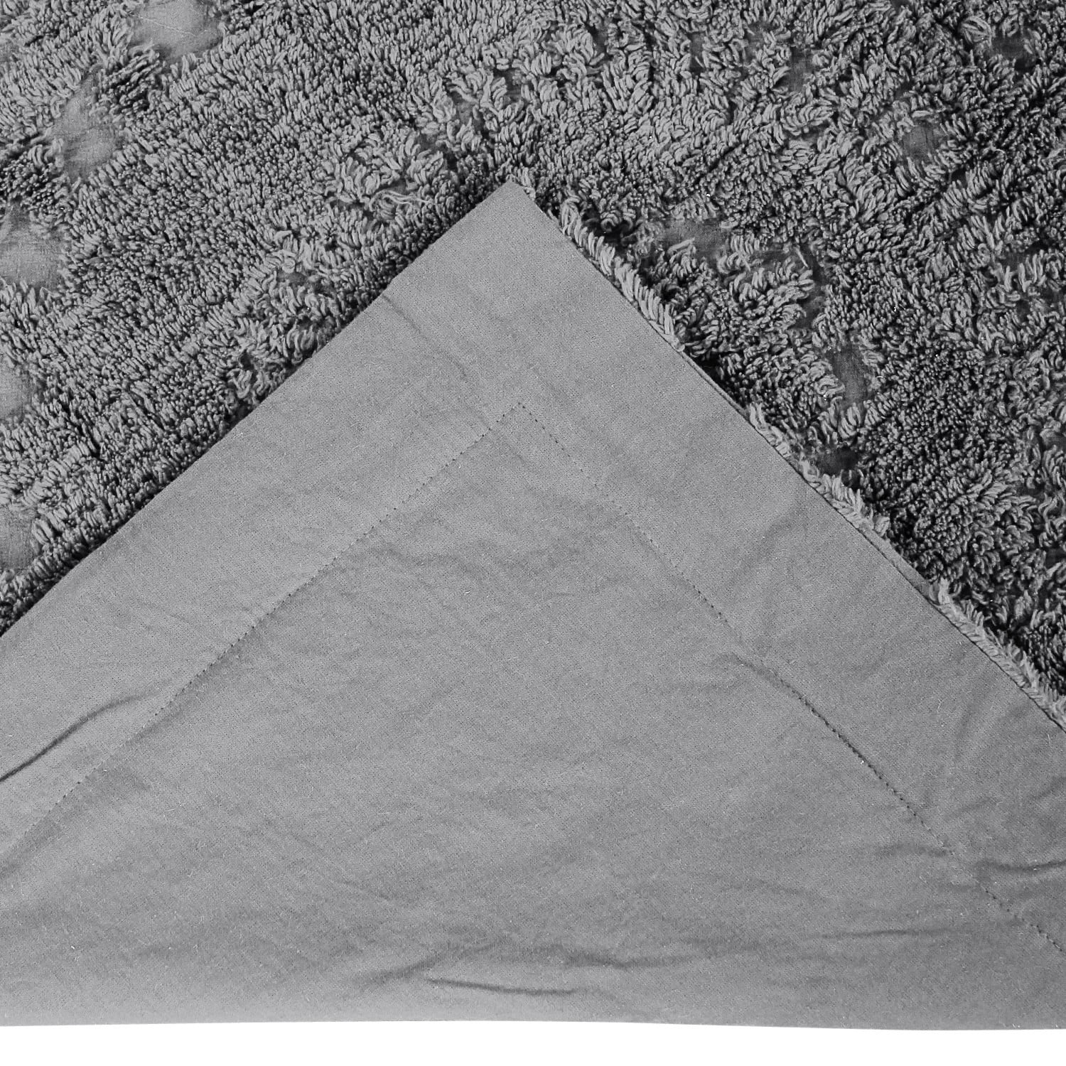 Better Trends 21"x 27" Standard Pillow Sham 100% Cotton Pillow Cover Medallion Design Machine Washable (Gray) Rio Collection