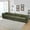 Green, variant on Betisef Modular Sectional Sofa W/ Deep Seat,Freely Combined Comfy Corduroy Couch,Arm Chair with Pillows for Living Room, Apartment, Studio, Office,4-seat Oversized Sofa White