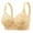Beige, variant on Women Wirefree Solid Bra Embroidered Lace Bra for Women Plus Size Elegant Gathered Side Design with Back Detail 44 Silver