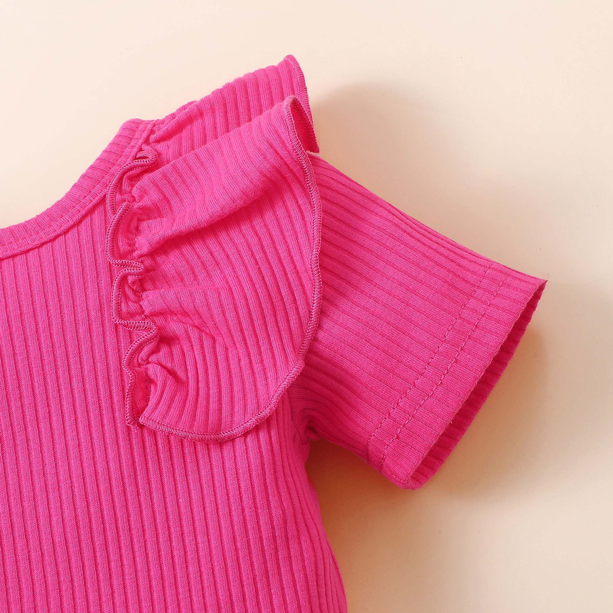 Baby Girl Clothes Short Sleeve summer Newborn Baby Girl Clothes Infant Outfits Ruffle Sleeve Romper Bodysuit Floral Pants Toddler Girl Outfits