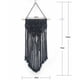 thumbnail image 5 of MS7329B Tapiz tejido negro de 4,070 cm, decoración bohemia hecha a mano, colgante de pared para el hogar, sala de estar, dormitorio, para el interior del hogar, decoración de la habitación, 5 of 5