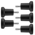 thumbnail image 4 of 5 Pieces Swivel Chair Fixed Caster Gaming Chair Rotating Chairs Legs Nylon Stop Wheel Modification Repairing Accessory Home Bar, 4 of 9