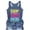 A-Blue330, variant on XIAOCHA Vacation Graphic Tank Top For Women Sleeveless Crew Neck Tee Breathable Casual Beach Wear Top