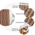 thumbnail image 6 of Southwest Boho Waterproof Fabric Shower Curtain,Retro Farmhouse Abstract Geometric Striped Waterproof Fabric Shower Curtain for Bathroom Curtains Bathtubs Shower Curtains with 12 Hooks Stall 54x78in, 6 of 8