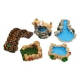 thumbnail image 3 of Miangastore Resin Mini Bridge Model Assorted Color 5Pcs 2.36X0.79X0.71In, 3 of 8