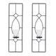 thumbnail image 3 of Candelabro de Vidrio de hierro ANGGREK Cilíndrico montado en la pared, 3 of 8