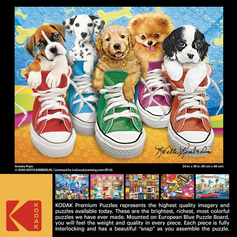 Cra-Z-Art Kodak 350-Piece Sneaky Pups Adult Jigsaw Puzzle