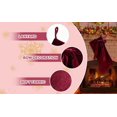 thumbnail image 5 of Ajhhao 19 Inches Velvet Christmas Stockings, Vintage Christmas Stockings, with Velvet Bow for Fireplaces, Classical Christmas Stocking, Traditional Christmas Stocking Decoration Burgundy 18.9 Inch, 5 of 8