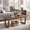 Light Brown, variant on IFMust 51" Modern Coffee Table with U-Shaped Legs, Water and Scratch Resistant, Rounded Corners for Living Room, Apartment,Light Brown