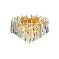 thumbnail image 2 of Elegant Lighting Victoria 16" 6 Light Elegant Crystal Flush Mount, 2 of 4