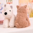 thumbnail image 5 of Peluche de perro Schnauzer Bulldog para niños, muñeco de peluche de la vida Real, regalo de cumpleaños y Navidad, 22/30/40cm, 1 unidad, 5 of 5