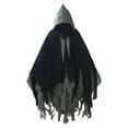 thumbnail image 3 of Capa con capucha perfecl disfraz Halloween Grim Reaper fi verde oscuro, 3 of 8