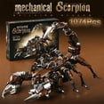 thumbnail image 2 of Honchoes Mechanical Scorpion Building Set Compatible with Lego Animal Insect Decor for Adults 1074 Pcs, 2 of 7