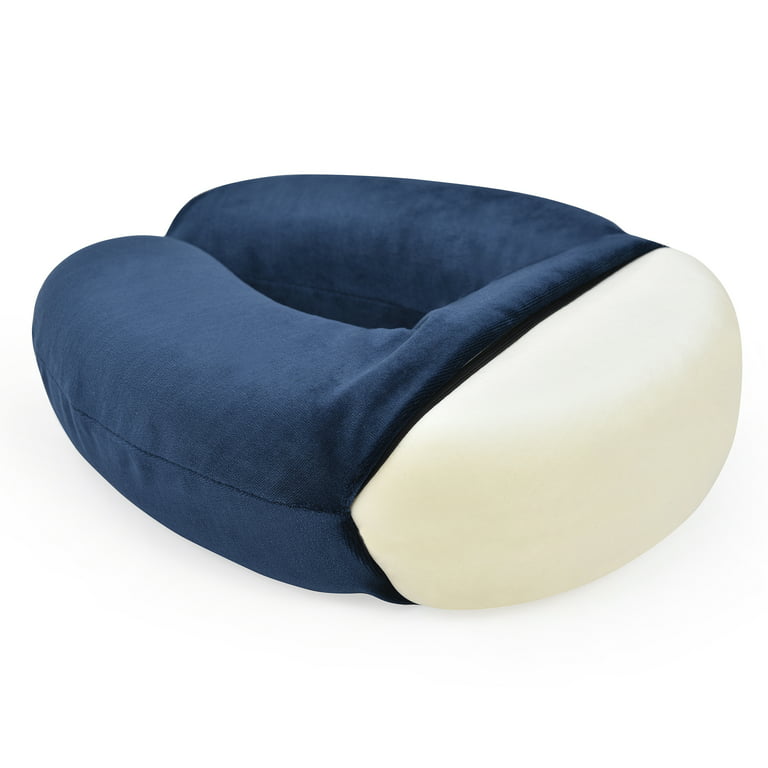Neck Donut Travel Pillow Navy Blue