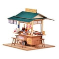 thumbnail image 1 of Modelo de tienda Puesto de comida callejera Kits de casa de muñecas de juguete Pantalla de madera Casa de juguete ensamblada para oficina Sala de, 1 of 9
