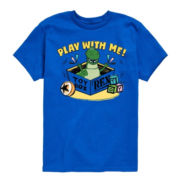Toy Story - Play With Me - Toddler & Youth Short Sleeve Graphic T-Shirt