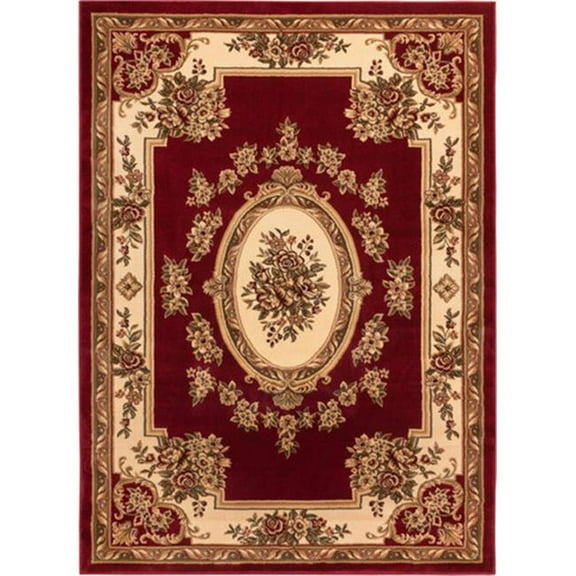 Timeless Le Petit Palais Rug, Red - 3 ft. 11 in. x 5 ft. 3 in.