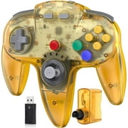 Luxmo 2.4 GHz Wireless Controller for N64 Console , Switch, PC, MacOS, RetroPie, Raspberry Pi and Other USB Devices