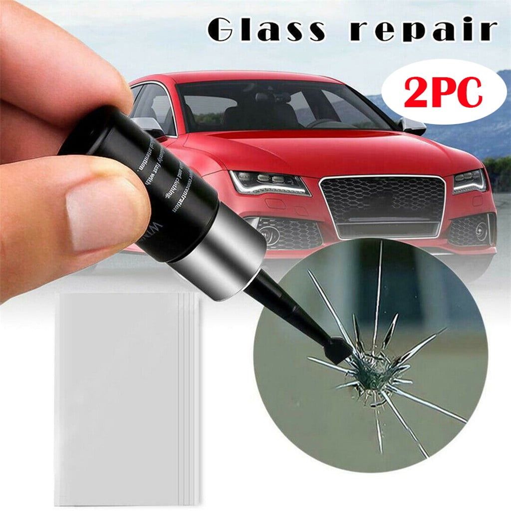 Car Window Glass Crack Chip Resin Windscreen Windshield Repair DIY Tool Kit 8ML