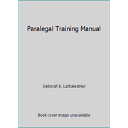 Paralegal Training Manual, Used [Hardcover]