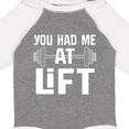 thumbnail image 4 of Inktastic Weightlifting You Had Me at Lift Boys or Girls Long Sleeve Baby Bodysuit, 4 of 5