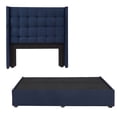thumbnail image 1 of Box Base Cama King Size + Cabecera Titan Dicasa Azul Marino, 1 of 8