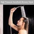 thumbnail image 6 of All Metal 12 Inch Rain Shower Head with Handheld Combo High Pressure Square, 6 of 7