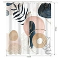 thumbnail image 2 of Cortina de Baño Dznils Boho Shower Geométrica Moderna Abstracta 72x72 Azul, 2 of 12