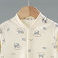 thumbnail image 4 of NIEWTR Newborn Baby Boy Girl Organic Cotton Bodysuit Long Sleeve Jumpsuit One Piece Outfits Clothes 0-24 Months(A-Blue,18-24 Months), 4 of 9