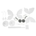 thumbnail image 3 of Miumaeov 2pcs Butterfly LED Light Floor Lamp Creative Butterfly Hanging Lamp Wedding Props Christmas Deocr Adjustable Height, 3 of 13