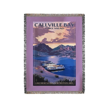 Callville Bay - Lake Mead National Recreation Area - Lantern Press Poster (60x80 Woven Chenille Yarn (Best Lakes In Bay Area)