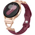 thumbnail image 1 of Correa Getino Compatible con Galaxy Watch 7 Rojo Vino, 1 of 9