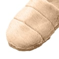 thumbnail image 5 of ZVNAΖH Women's Quilted Plush Closed Toe Slippers Winter Warm Fuzzy House Shoes with Slingback Strap Indoor Bedroom Slides, 5 of 7