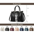 thumbnail image 5 of Fashion Women's Tote Bag Shoulder Snake Pattern PU Leather Big Capacity Vintage Handbag Crossbody Bags, 5 of 7