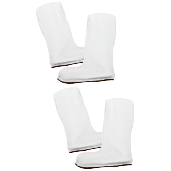 2 Pairs Boot Warm Lining Hunter Socks Wool Work Boots Cuffs Rain Liner Women Cloth Short Plush Women's