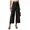 Black, variant on SOMER Women's Wide Leg Dress Pants High Waisted Straight Work Cropped Trousers with Pockets 2026 Summer Black S-2XL